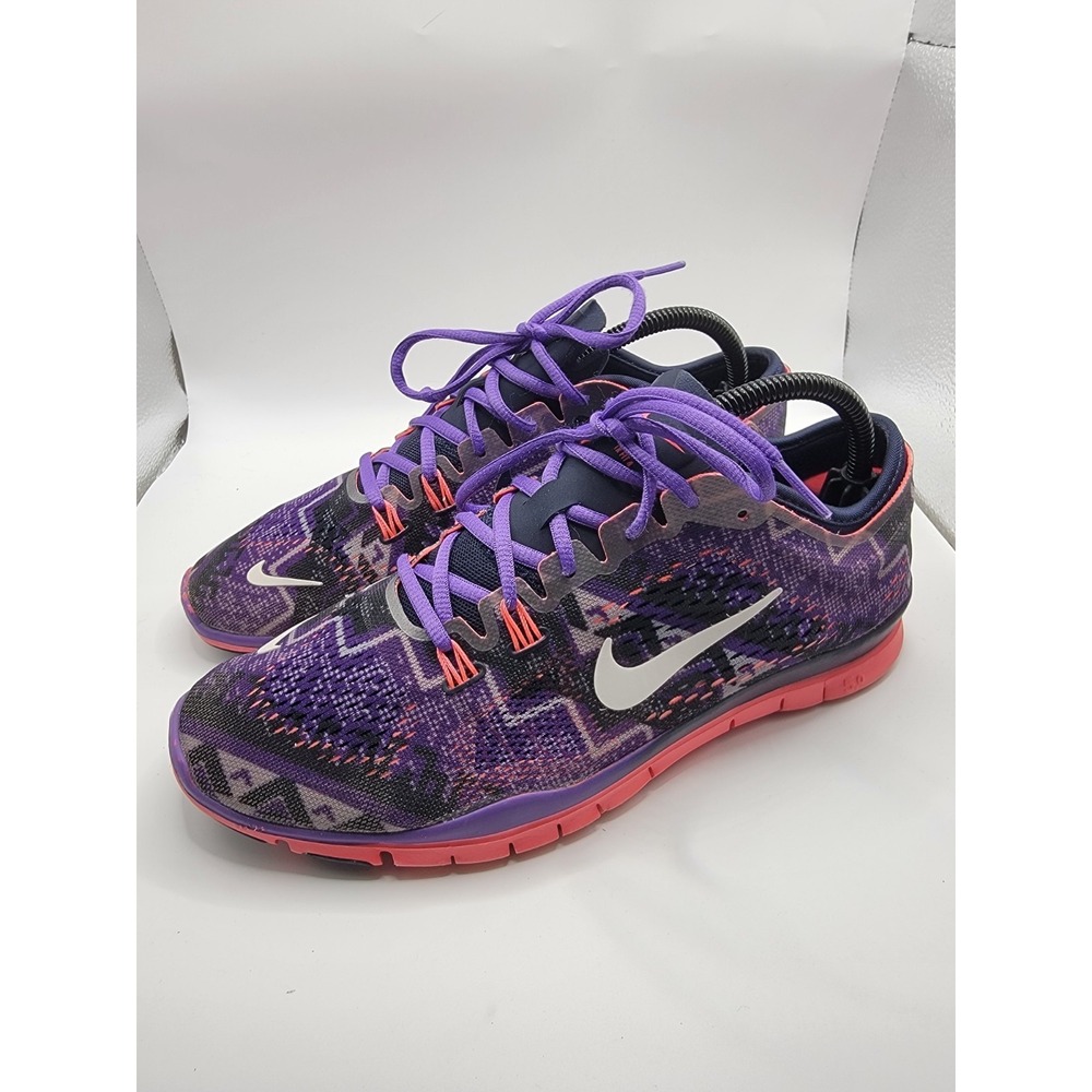 Nike Free 5.0 TR Fit 4 Print Nordic Hyper Grape Women's Size 9.5